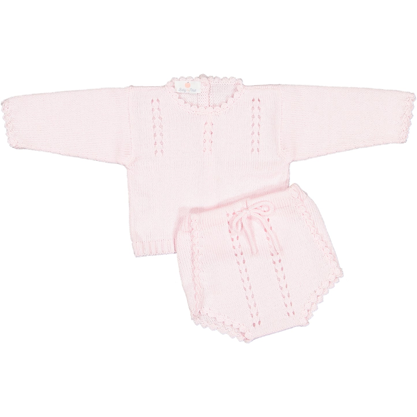 Conjunto de Camisola e Tapa Fraldas com Botões