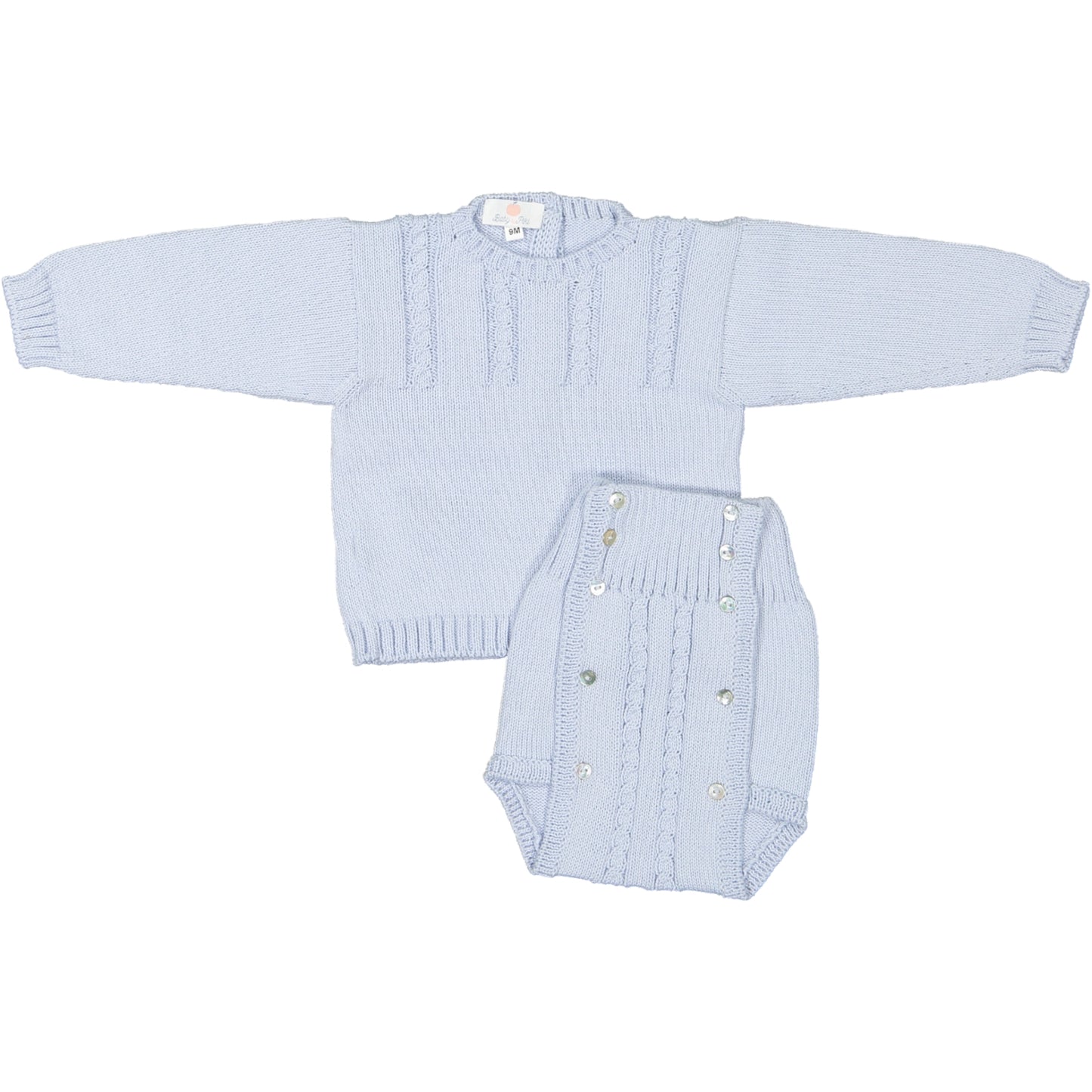 Camisola e Tapa Fraldas Azul