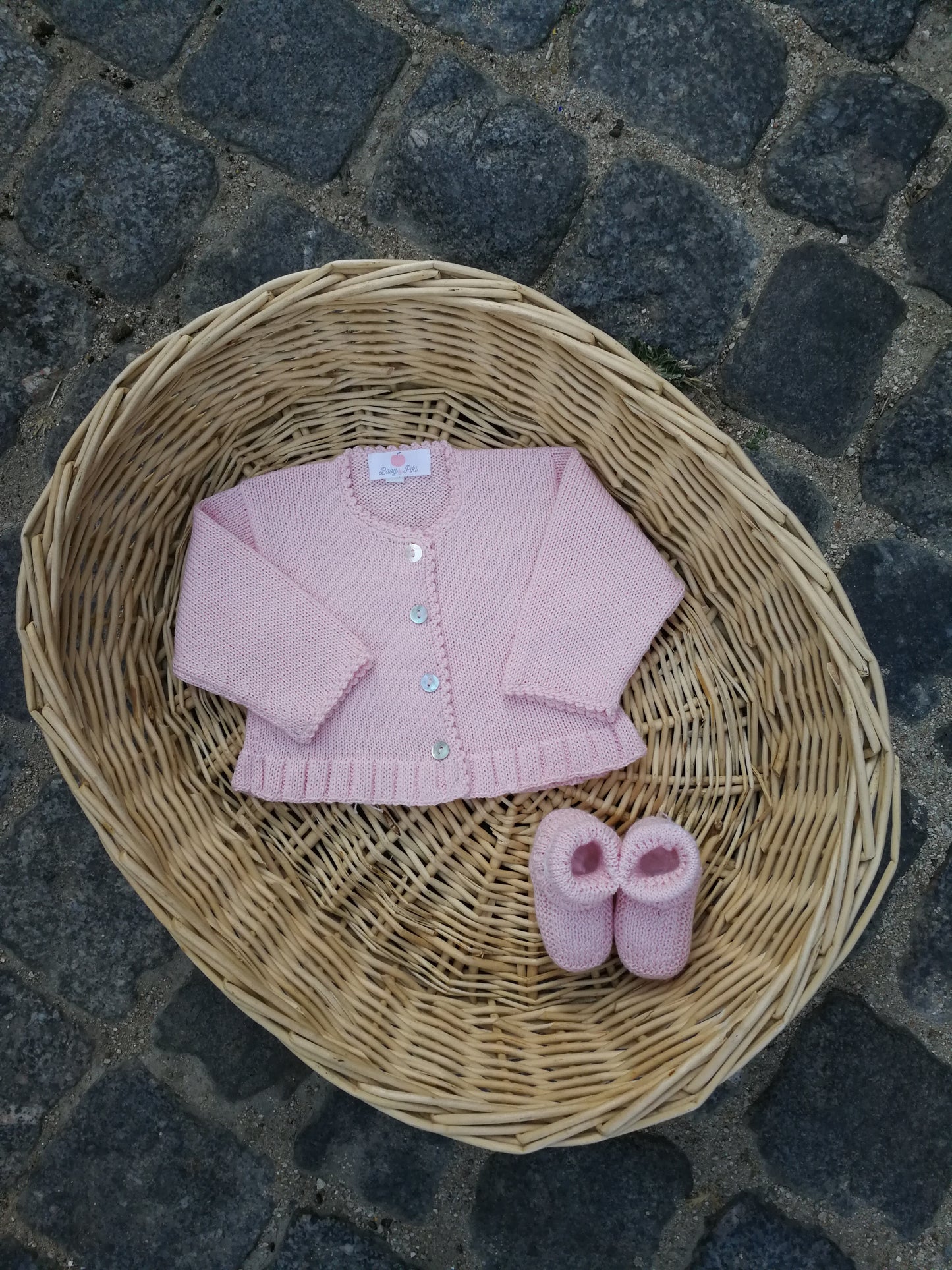 Conjunto Casaco Malha + Botinhas