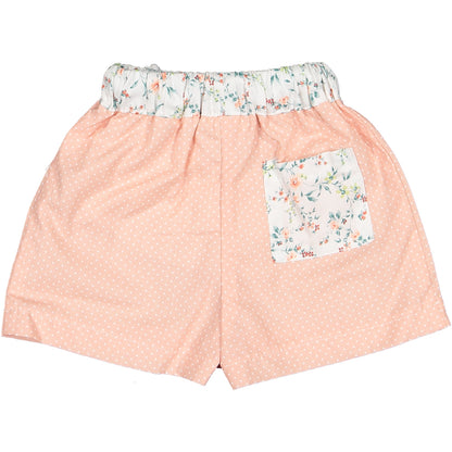 Calções Banho Bebé - Coral com Flores